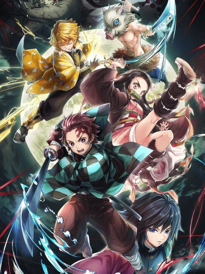 MINISO Demon Anime Tanjirou Nezuko Oil Painting By Numbers Kits Number Drawing Canvas DIY Pictures By Numbers Home Decor