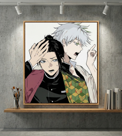 YumeKit de peinture numéroté "Gojo & Geto" - MANGAS