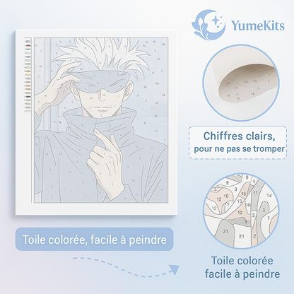 YumeKit de peinture numéroté "Gojo " - MANGAS