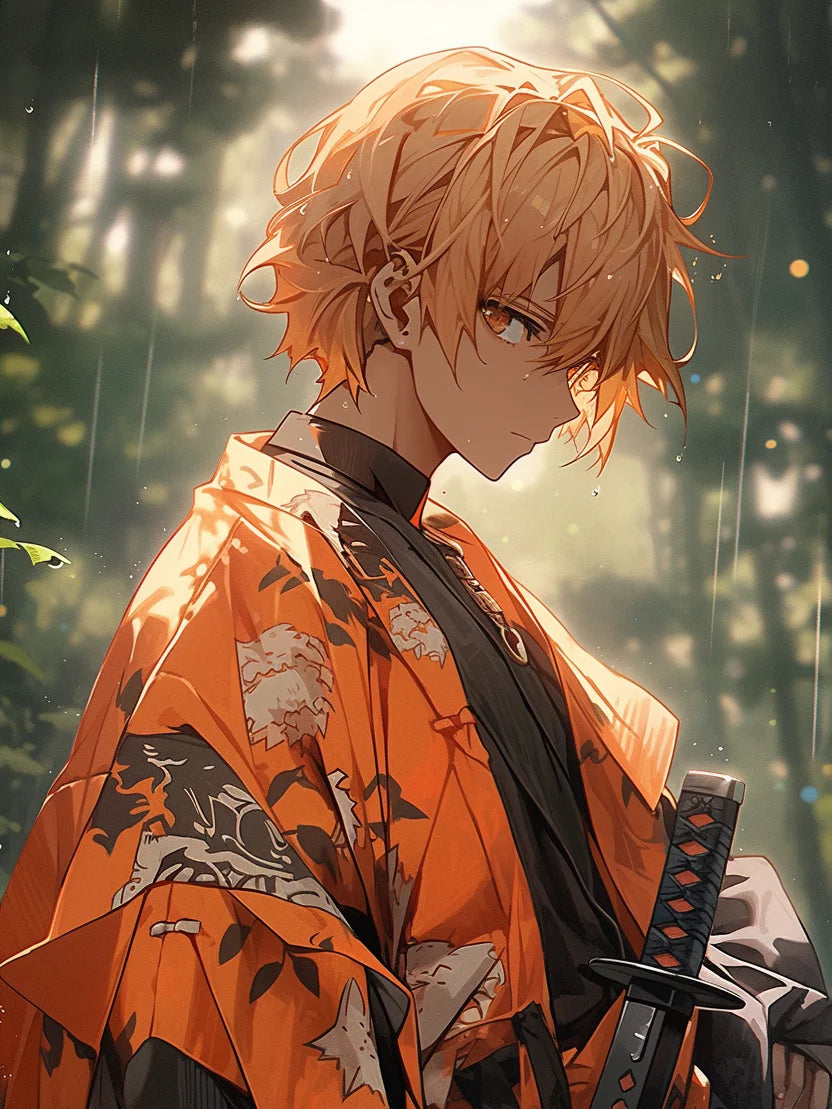 MINISO  Demon Anime Tanjirou Nezuko Oil Painting By Numbers Kits Number Drawing Canvas DIY Pictures By Numbers Home Decor