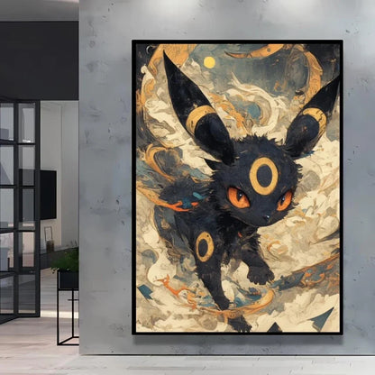 MINISO Oil Painting By Number Cute Cartoon Pikachu Home Decoration Bedroom Living Room Decor Gift Funny  friend gifts Frameelss