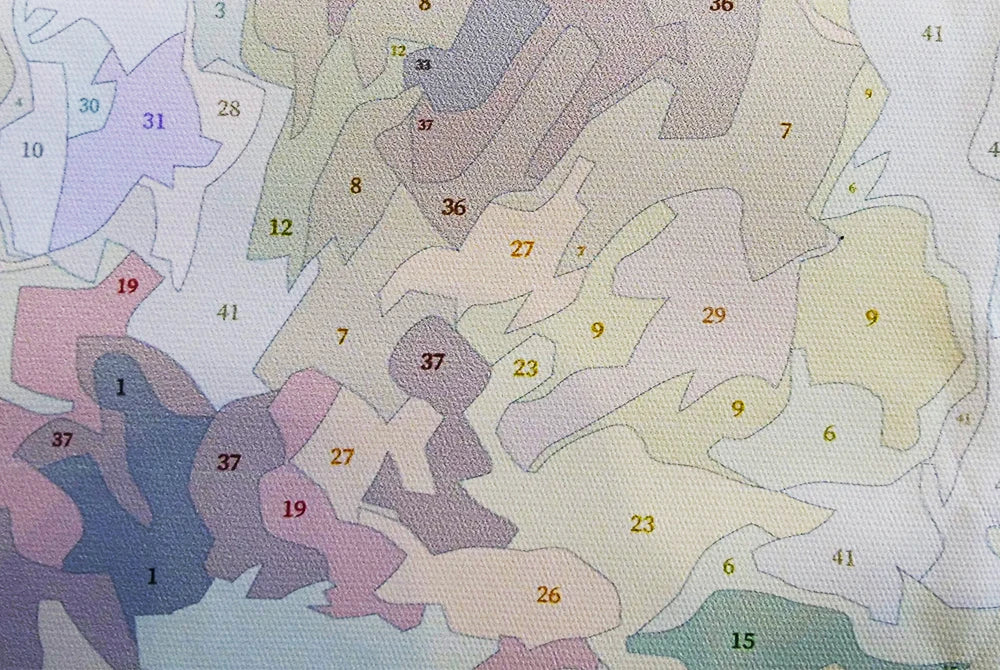 DIY Coloring By Number Christmas Tram Kits Painting By Number Modern Drawing On Canvas HandPainted For Living Room Wall Art Gift