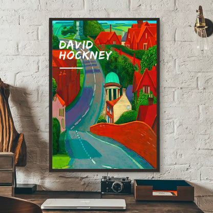 MINISO Oil Painting By Number David Hockney Art Aesthetic Home Decoration Painting Wall Bedroom Room Decor Gift Frameelss