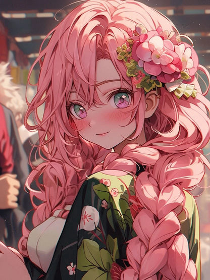 MINISO  Demon Anime Tanjirou Nezuko Oil Painting By Numbers Kits Number Drawing Canvas DIY Pictures By Numbers Home Decor