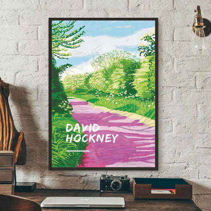 MINISO Oil Painting By Number David Hockney Art Aesthetic Home Decoration Painting Wall Bedroom Room Decor Gift Frameelss