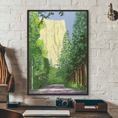 MINISO Oil Painting By Number David Hockney Art Aesthetic Home Decoration Painting Wall Bedroom Room Decor Gift Frameelss