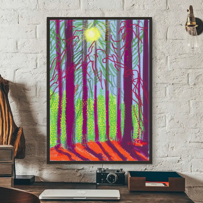 MINISO Oil Painting By Number David Hockney Art Aesthetic Home Decoration Painting Wall Bedroom Room Decor Gift Frameelss