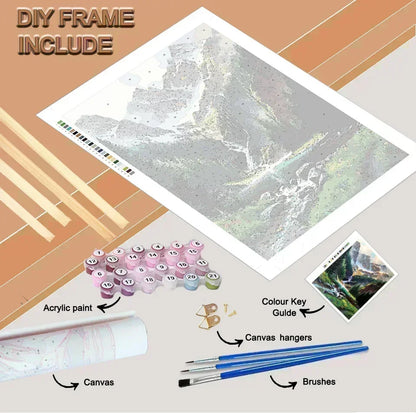 MINISO Oil Painting By Number David Hockney Art Aesthetic Home Decoration Painting Wall Bedroom Room Decor Gift Frameelss