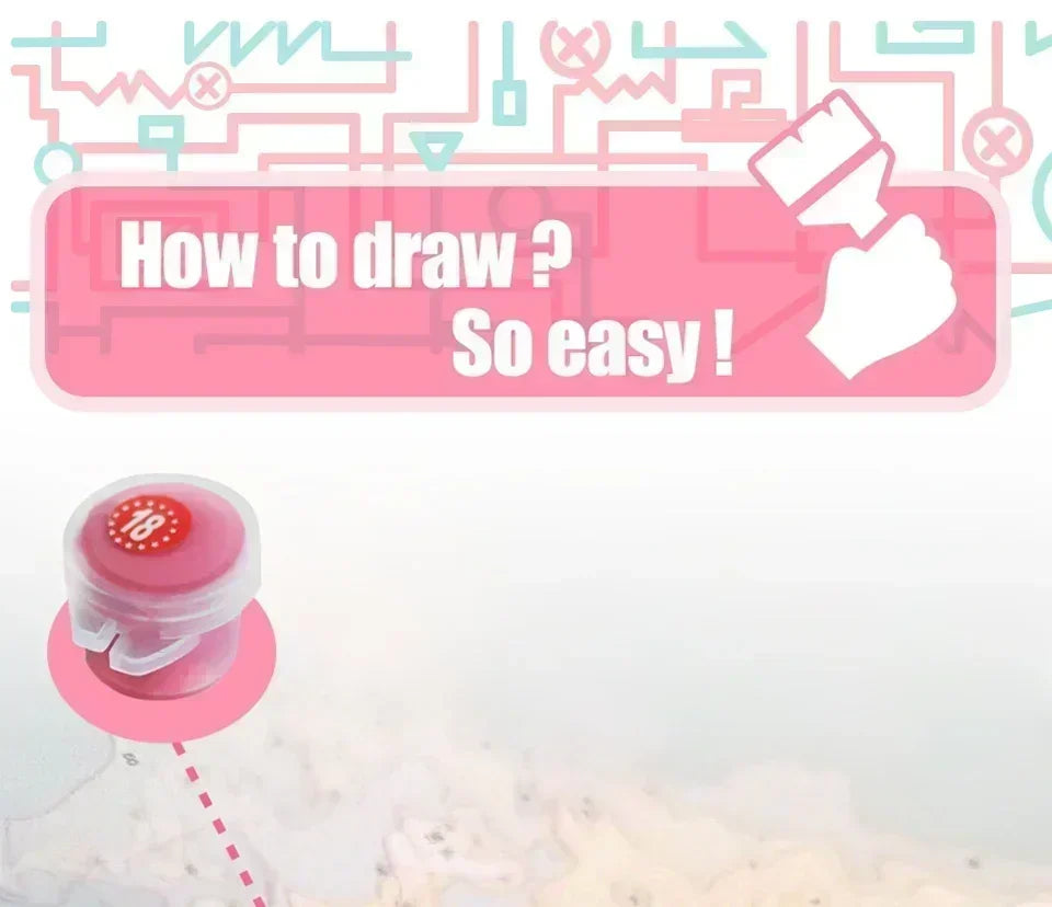 MINISO Oil Painting By Number Cute Cartoon Pikachu Home Decoration Bedroom Living Room Decor Gift Funny  friend gifts Frameelss