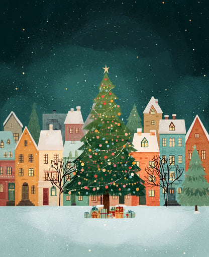 SDOYUNO Painting Paints By Numbers Animals Christmas Tree Christmas Day Atmosphere Digital Oil Painting Handpainted Room Decor