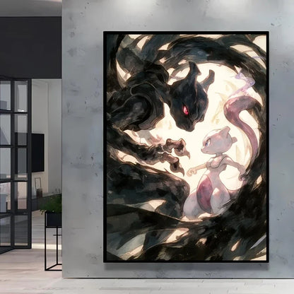 MINISO Oil Painting By Number Cute Cartoon Pikachu Home Decoration Bedroom Living Room Decor Gift Funny  friend gifts Frameelss