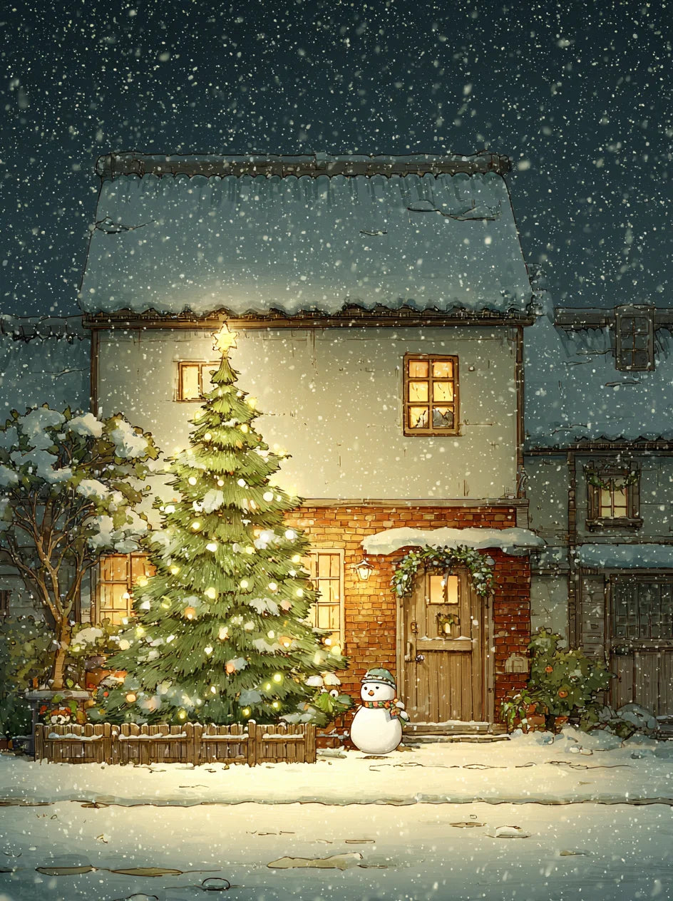 SDOYUNO Painting Paints By Numbers Animals Christmas Tree Christmas Day Atmosphere Digital Oil Painting Handpainted Room Decor