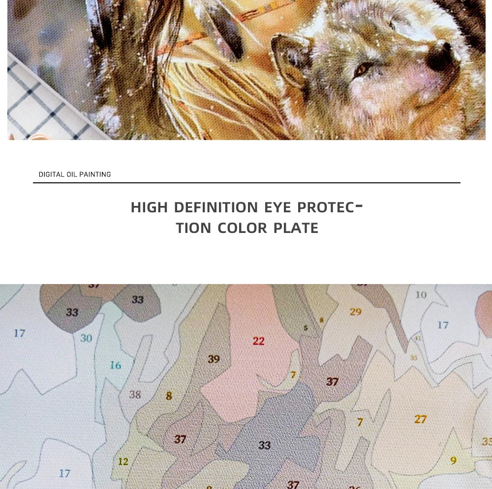 DIY Coloring By Number Christmas Tram Kits Painting By Number Modern Drawing On Canvas HandPainted For Living Room Wall Art Gift