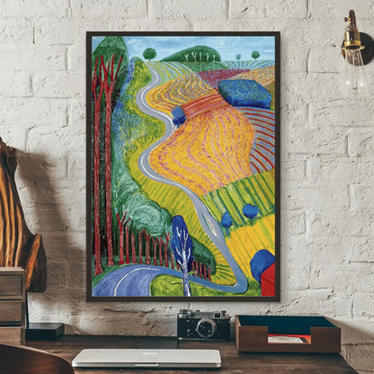 MINISO Oil Painting By Number David Hockney Art Aesthetic Home Decoration Painting Wall Bedroom Room Decor Gift Frameelss