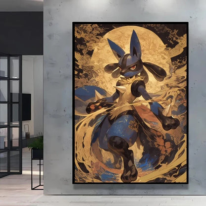 MINISO Oil Painting By Number Cute Cartoon Pikachu Home Decoration Bedroom Living Room Decor Gift Funny  friend gifts Frameelss