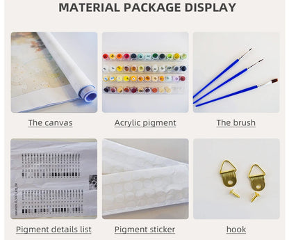 DIY Coloring By Number Christmas Tram Kits Painting By Number Modern Drawing On Canvas HandPainted For Living Room Wall Art Gift