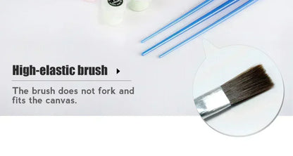 MINISO DIY Oil Painting By Number Figures Anime Totoro Studio Ghibli Anmie Adomment Painting Wall Bedroom Decor Gift Frameelss