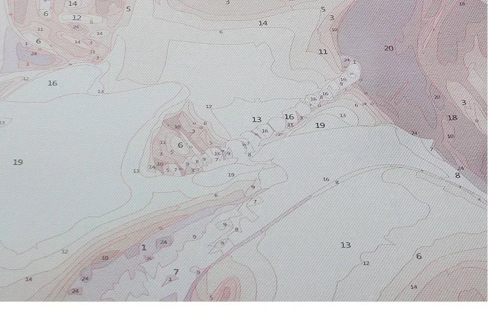 MINISO Oil Painting By Numbers  Magic Movie School WizardCastle Academy Drawing Canvas DIY Pictures By Numbers Home Decor 