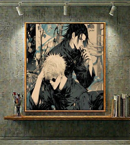 YumeKit de peinture numéroté "Satoru & Geto" - MANGAS